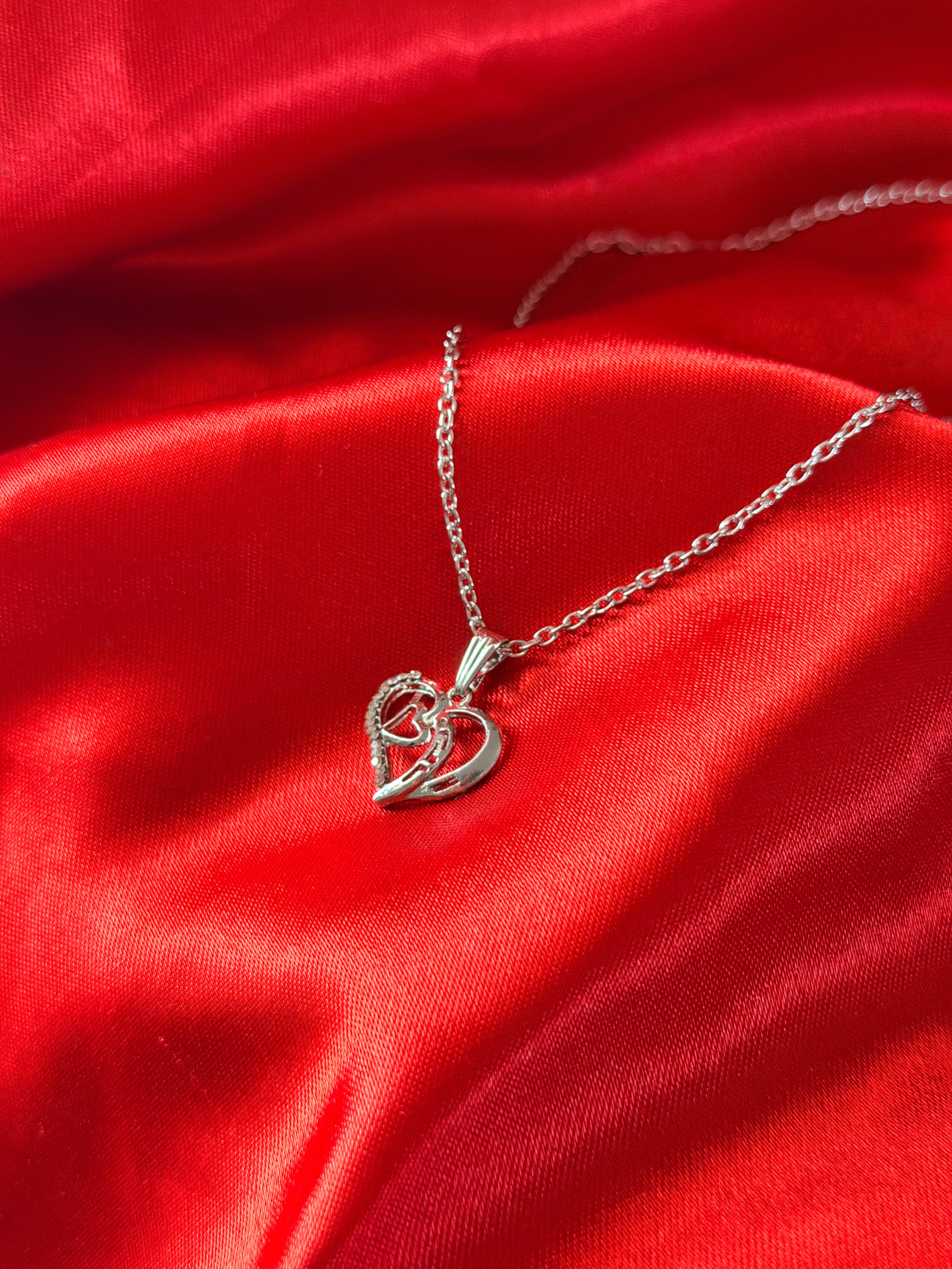 Silver Heart Chain